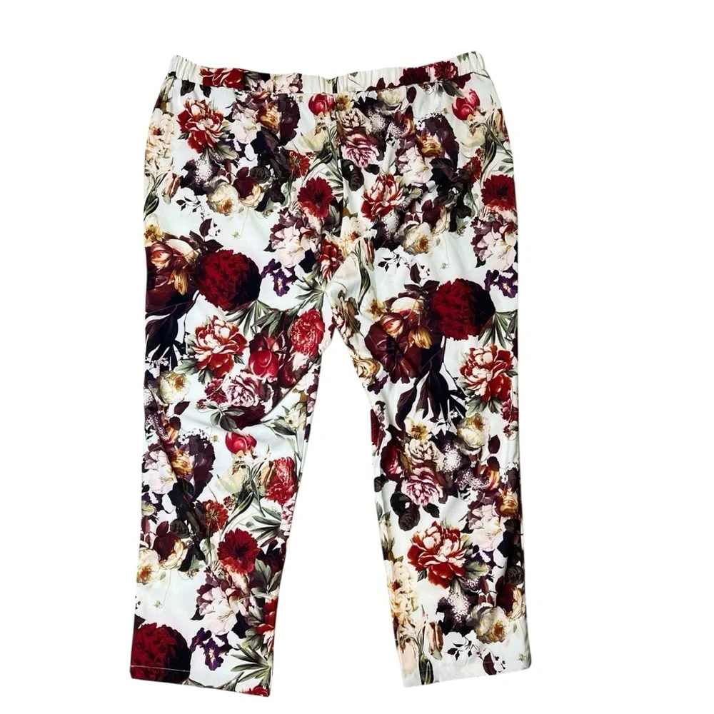 Disney Alice Through The Looking Glass G by Giuliana floral print pants women’s